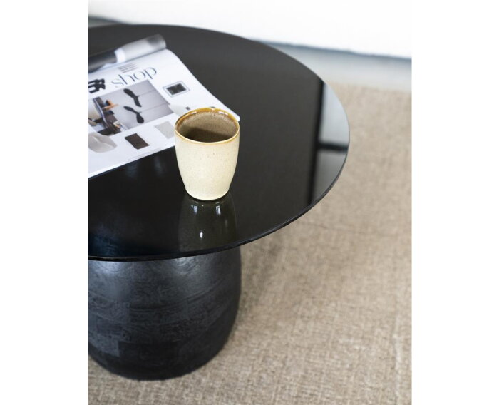 Coffee table Bond 60x60cm - black | BY-BOO