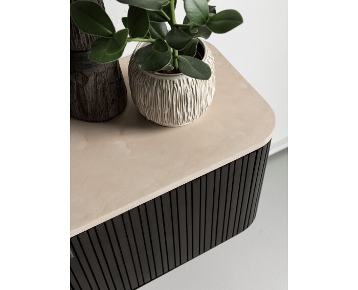 DTP home Zwevend TV meubel Maroon medium 37x180x35 cm - Mahonie & Mortex