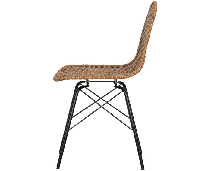 Set V 2 - Spun Stoel Naturel - BePureHome
