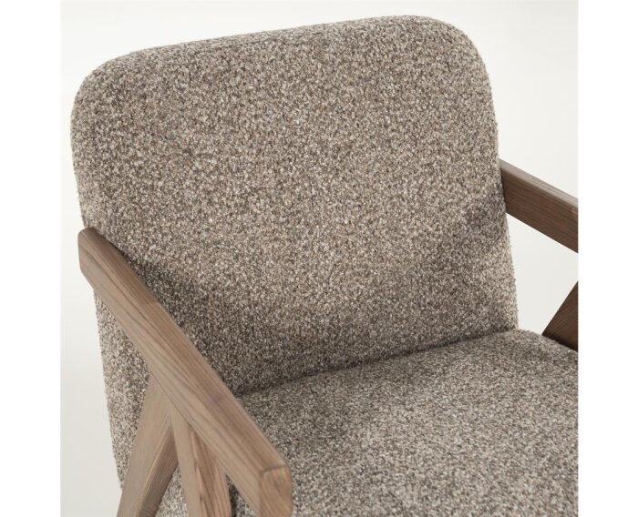 Fauteuil Francis - taupe | Eleonora