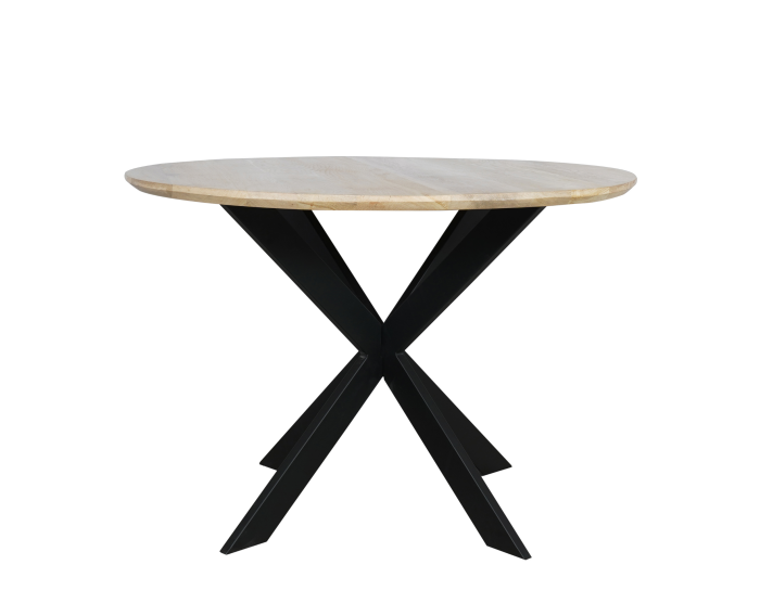 Eiken eettafel Ferris | Rond 110 cm | Naturel