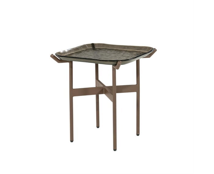 Side table Liri 43.5x43.5cm - bruin | BY-BOO