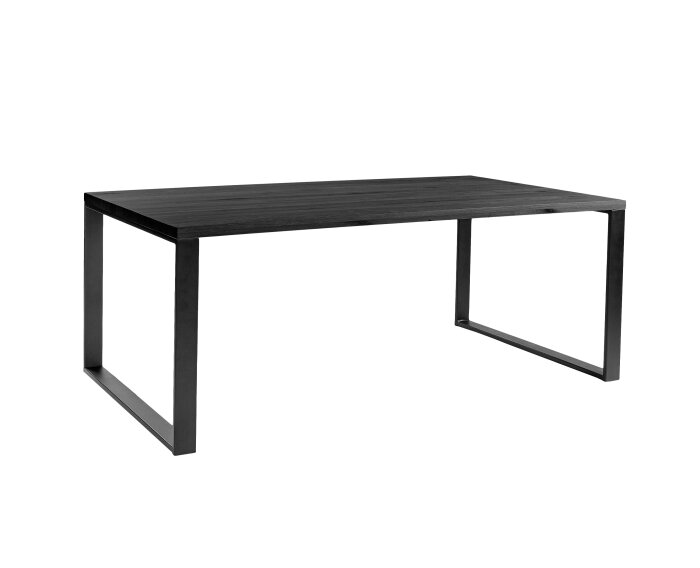 Eetkamertafel, 240x100x77 cm, O340 zwart