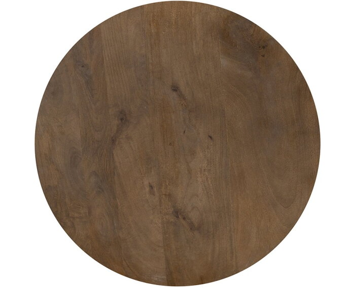 Karl salontafel Ø60, H40, Brown Walnut - Couture Collection