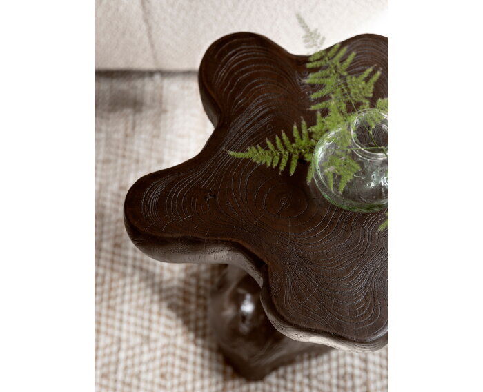 bijzettafel Mushroom Bruin