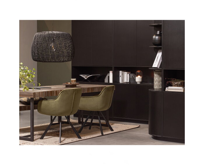 Maxime Eettafel Recycled Hout Naturel 200x90cm - WOOOD Exclusive