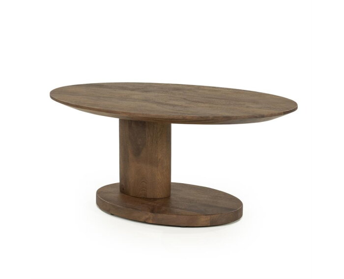 Salontafel Novia small 90x60cm - lichtbruin | Eleonora