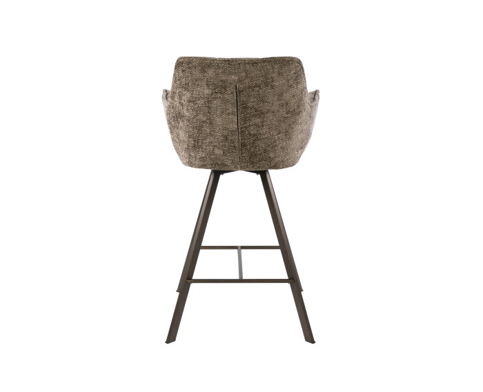 Barstoel Raster draaibaar VPE2 - Hoven taupe-bruin