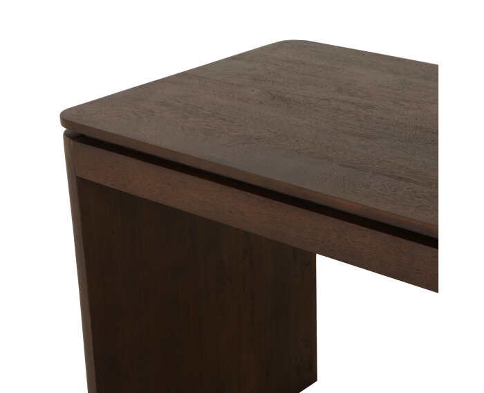 Bureau Dallas Bruin Mangohout 130 cm