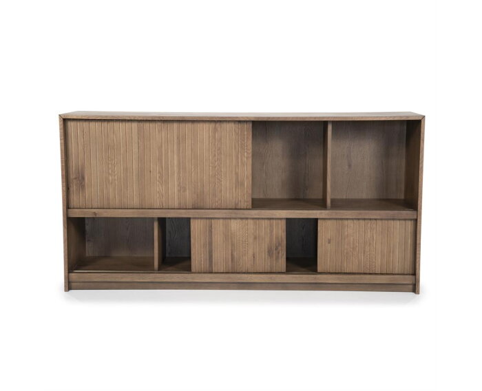 Dressoir Milo 180x42cm - bruin | Eleonora