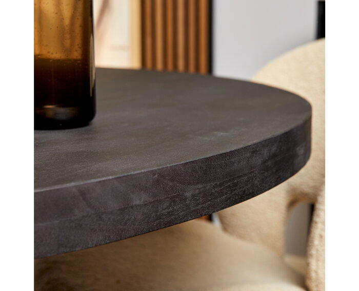 Eetkamertafel Denver Black | Rond | 120 cm