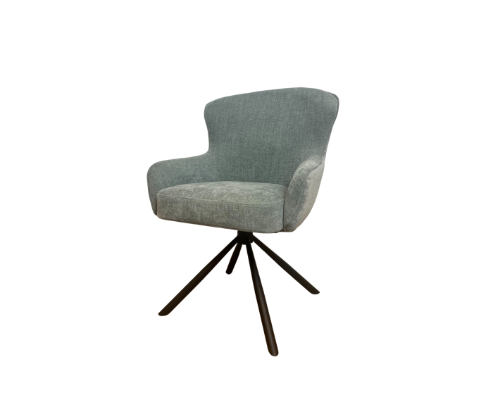 Eetkamerstoel Hanna | Charcoal Brown | Met armleuning