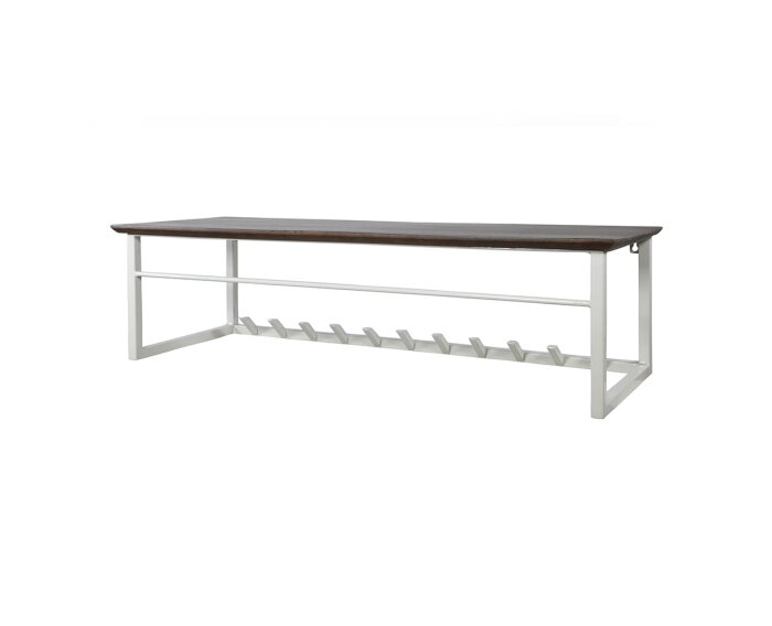 Antigua kapstok 100 met hoedenplank en 11 haken - Welcome Home Collection