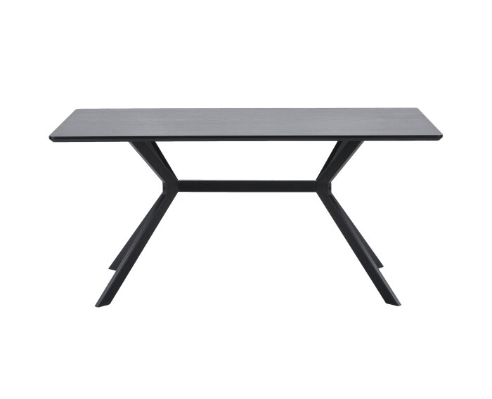 Bruno Eettafel Rechthoek Mdf Zwart 200x90cm - WOOOD Exclusive