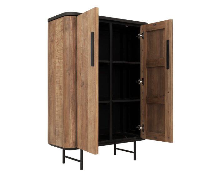 DTP home Soho bergkast laag teakhout 90x40x130 cm