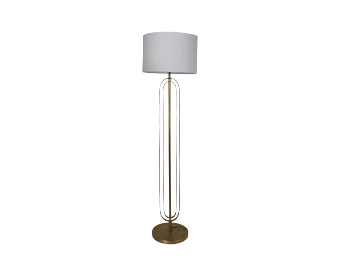 Ronde lampenkap - ø42x28 - Wit - Katoen