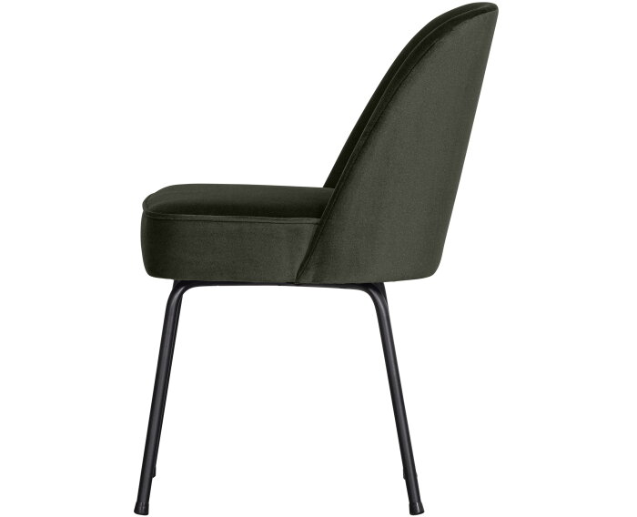 Vogue Eetkamerstoel Fluweel Dark Green - BePureHome