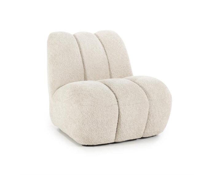 SEVN Fauteuil Lisa – Speels design met ronde vormen en ultiem zitcomfort - Anthology Beige