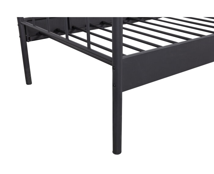 Moos Bed Metaal Zwart 90x200 Cm - WOOOD