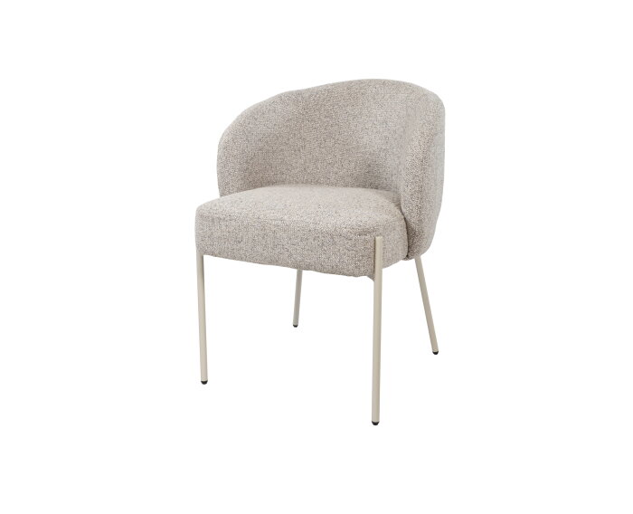 Eetkamerstoel Adele - beige poten - Puente - Stone 09 - Star Collection