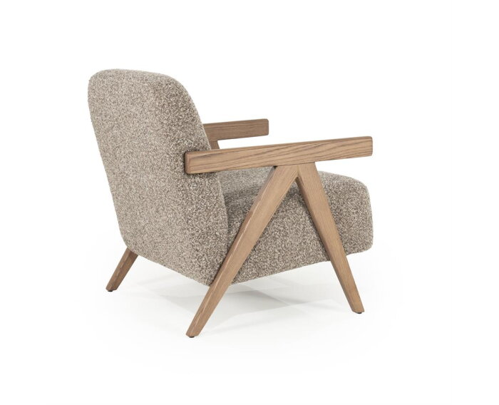 Fauteuil Francis - taupe | Eleonora