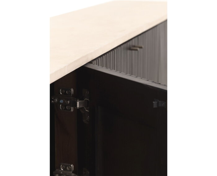 TV stand Maroon medium, 4 doors,55x180x35 cm, mahogany + mortex