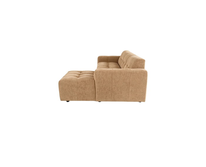 MySofa Ruby Hoekbank Camel 2,5 zits AL + Lounge R