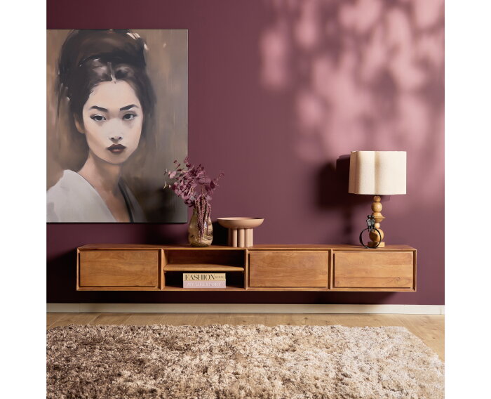 Zwevend tv meubel Ambiance Naturel | 120 cm