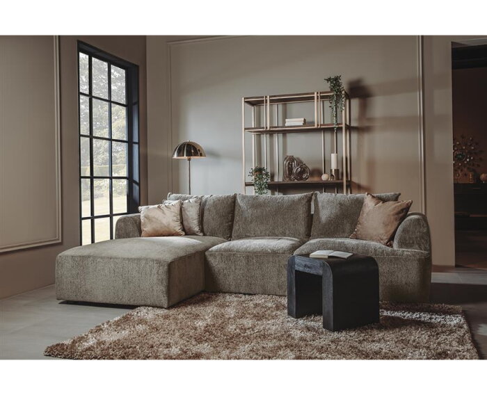 Canterbury 2 5-AR + Chaise L - Mona 120 Taupe