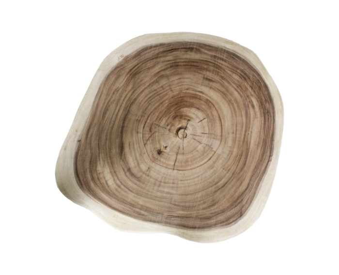Ovaal tafelblad - 120x80x8 - Naturel - Munggur