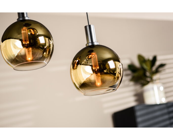 Hanglamp Trophy 3-lichts - Goud | BY-OLAF