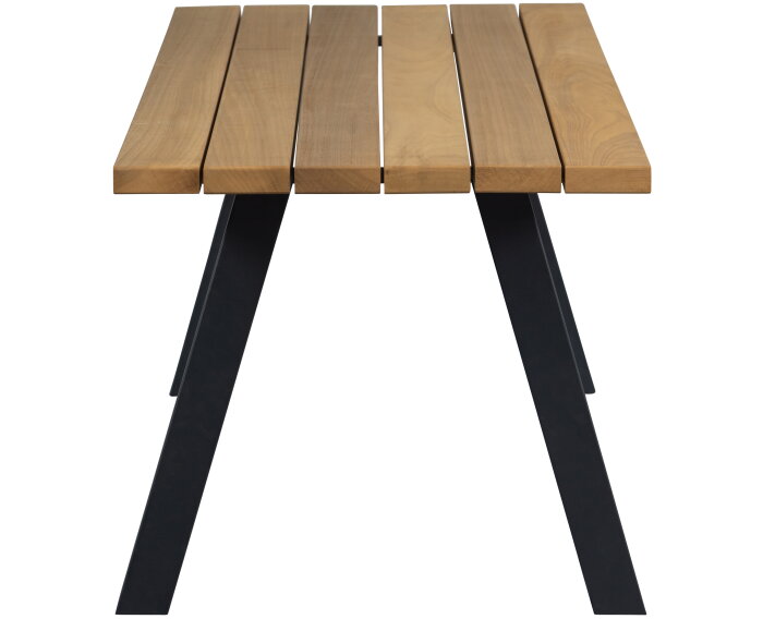 Tablo Outdoor Eettafel Ayous Naturel Met A-poot Metaal [fsc] - WOOOD Exclusive