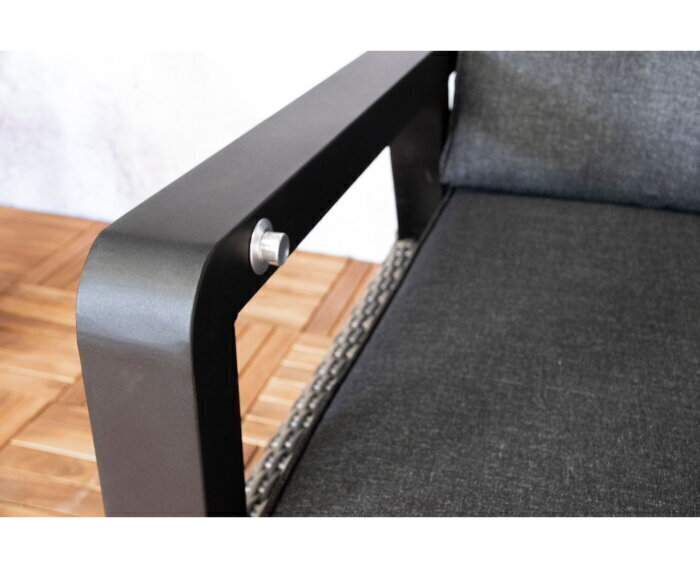 Luxury lounge stoel Princess  verstelbaar Wicker - Grijs
