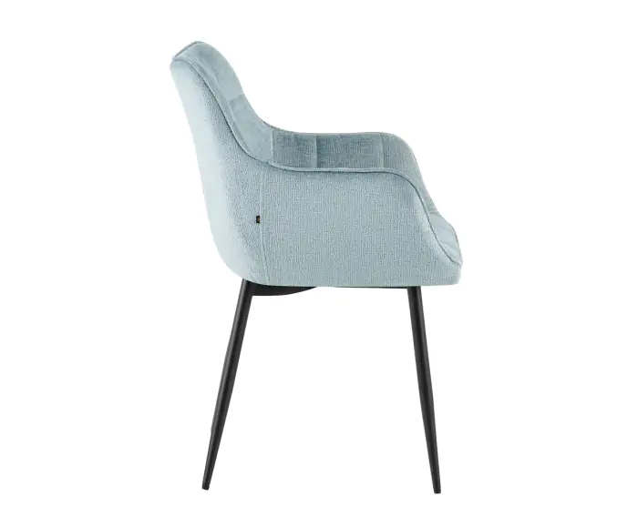 Eetkamerstoel Lucille Arm Perfect Harmony 72 Lichtblauw