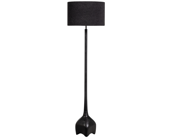 Foss Lampenvoet + Britan Lampenkap Teddy Zwart - WOOOD Exclusive