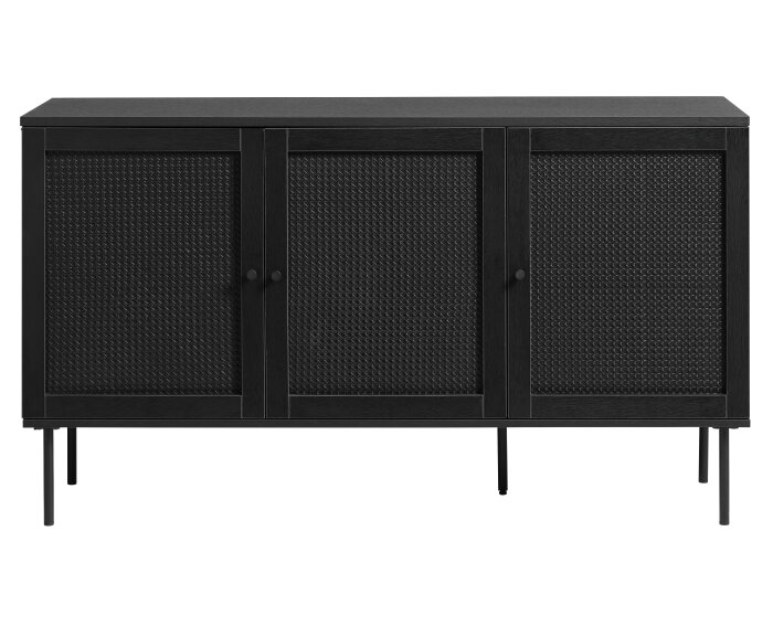 Dressoir Pensacola 140 cm - Zwart