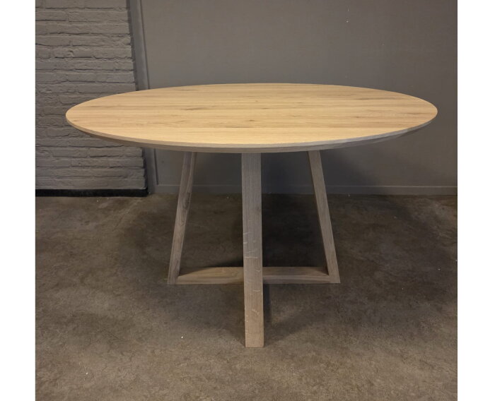 Onderstel Cleo eikenhout - 70x70x72 cm - Naturel