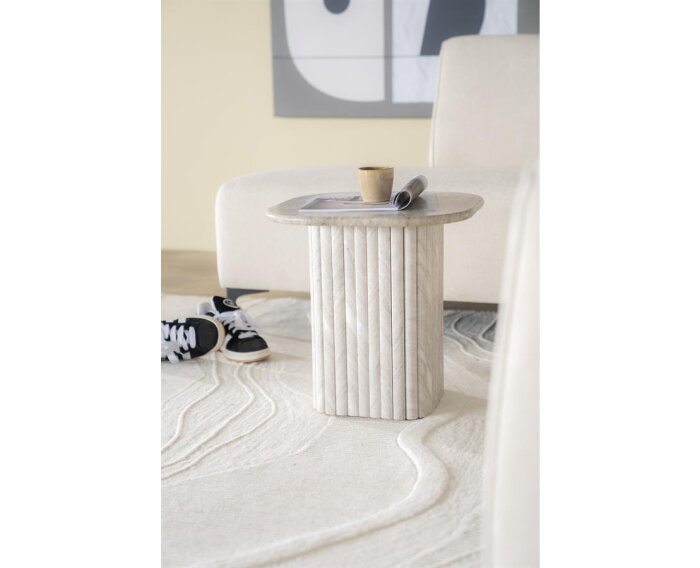 Side table Dorique 45x45cm - bruin | BY-BOO
