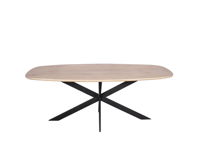 Eiken eettafel Ferris | Deens Ovaal 200 cm | Naturel