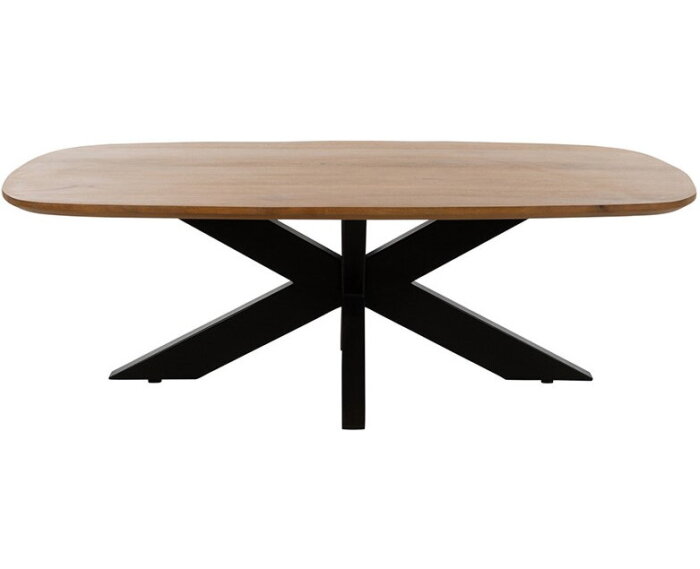 Salontafel Akagi deens ovaal mangohout 120x70 cm - Naturel