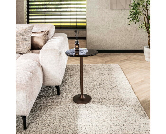 Bijzettafel H60 Eclips - Koper antiek finish