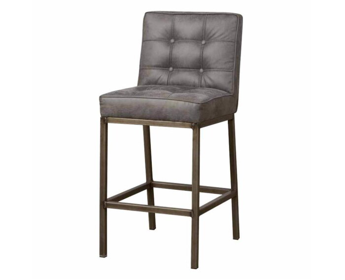 Vasco Barstoel - fabric Amazon 2 grey