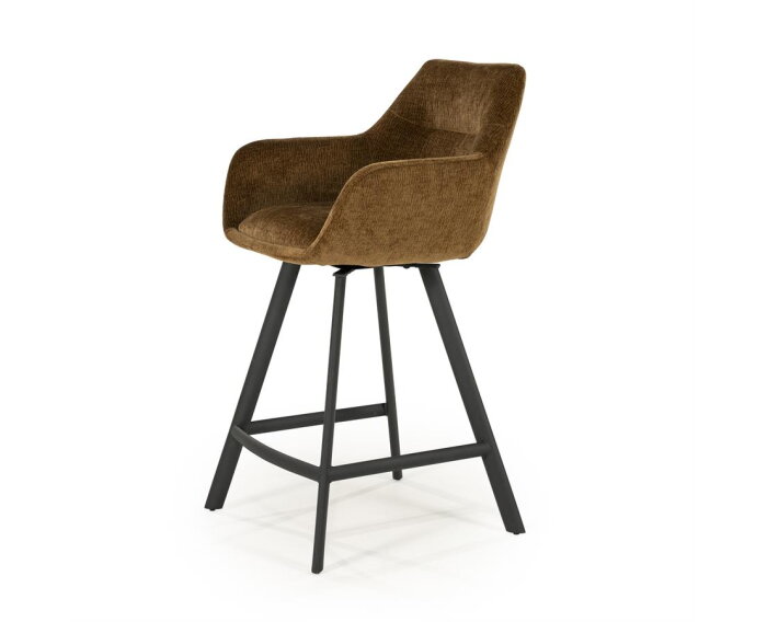 Barstool Bliss with armrest - mustard | BY-BOO