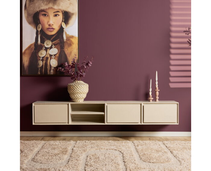 Zwevend tv meubel Ambiance Naturel | 120 cm