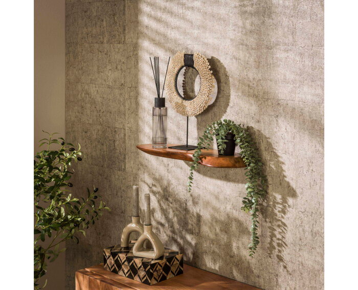Wandplank 60 organic - Massief acacia naturel
