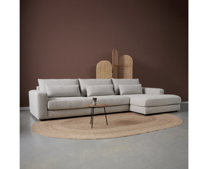 Hoekbank COMO met rechte chaise longue rechts - Puente 09
