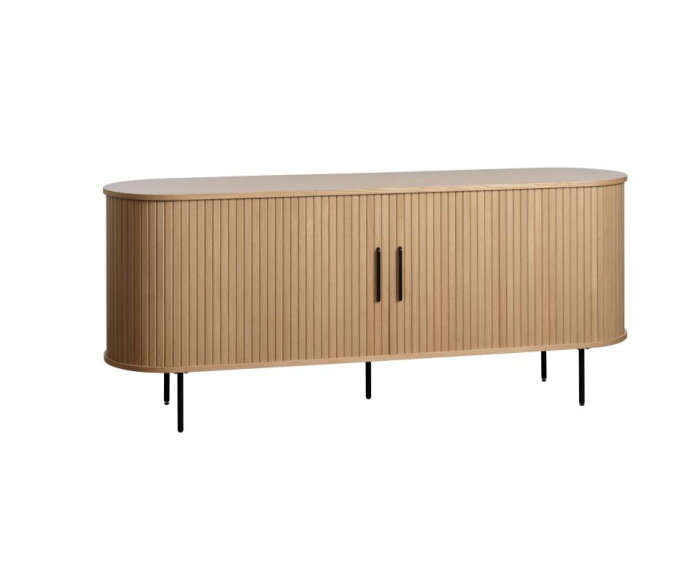 Dressoir Nola - eikenfineer naturel - 180x45x76 cm