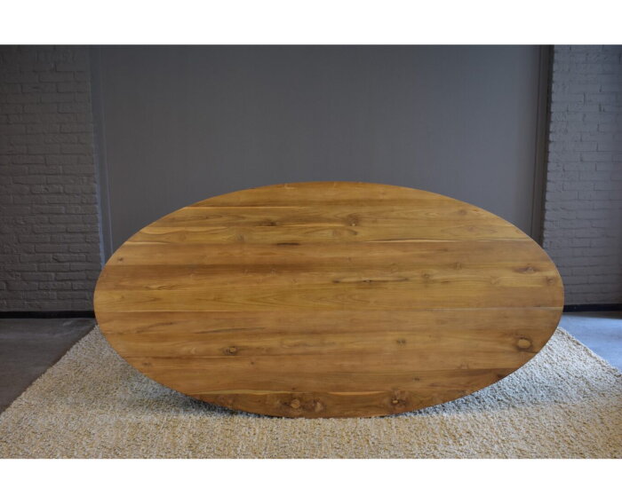 Eettafel Laos ovaal Teakhout 300 cm - Naturel