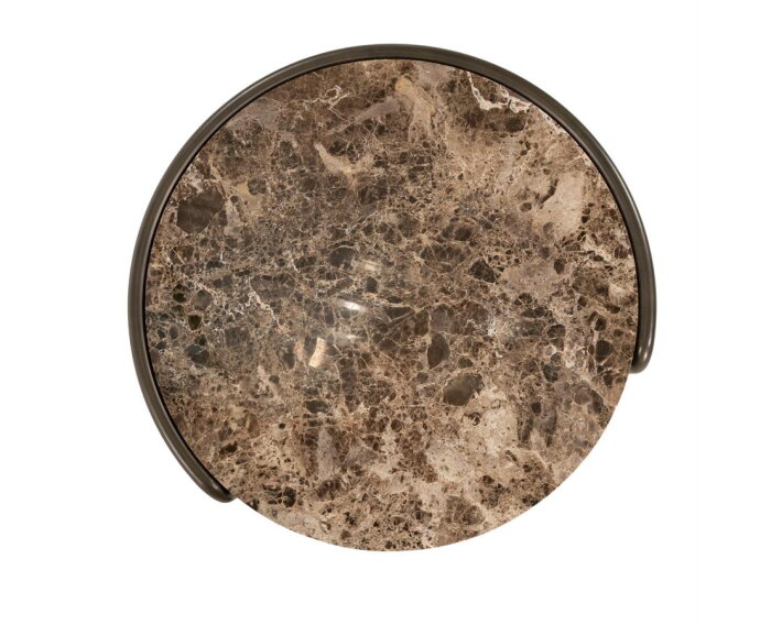 Salontafel Silke 68x71cm - bruin | Eleonora