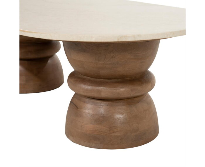 Salontafel Pippa 120x65cm - naturel | Eleonora